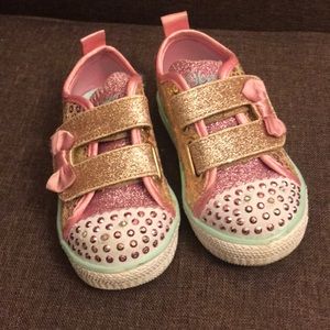 Skecher’s Toddler Girl Tinkle toes sneakers